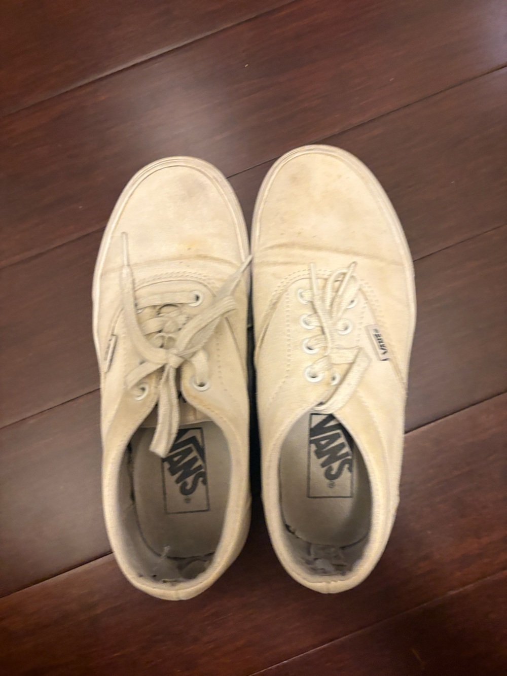 Vans Womens white Low-Top  Sneakers